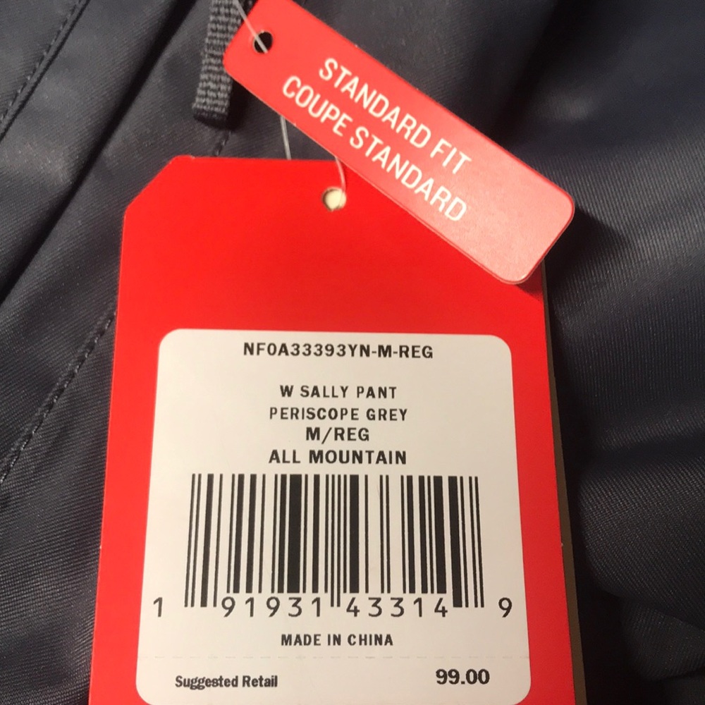 🆕 NORTH FACE Womens Gray Snow Pants NWT $100 - Picture 8 of 8